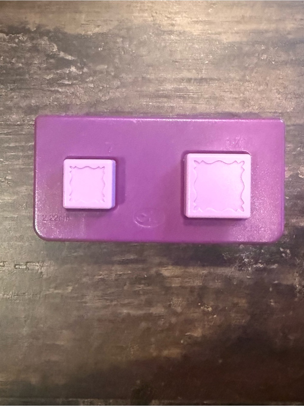 Creative Memories Purple Double Square Corner Punch